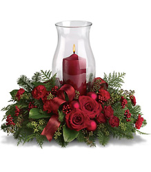 Holiday Glow Centerpiece from In Full Bloom in Farmingdale, NY